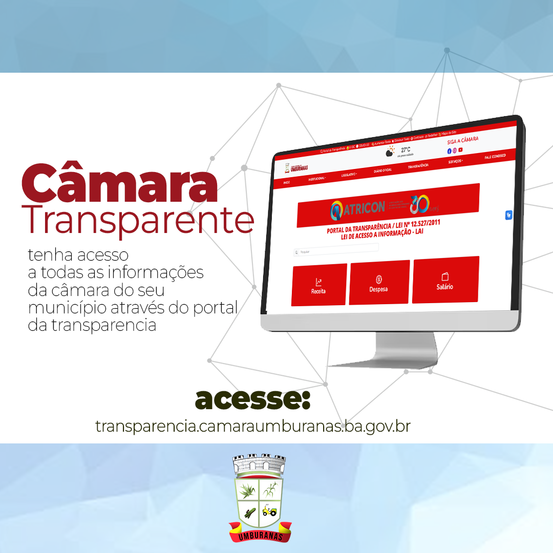 Novo Portal da Câmara Municipal de Umburanas - Ba